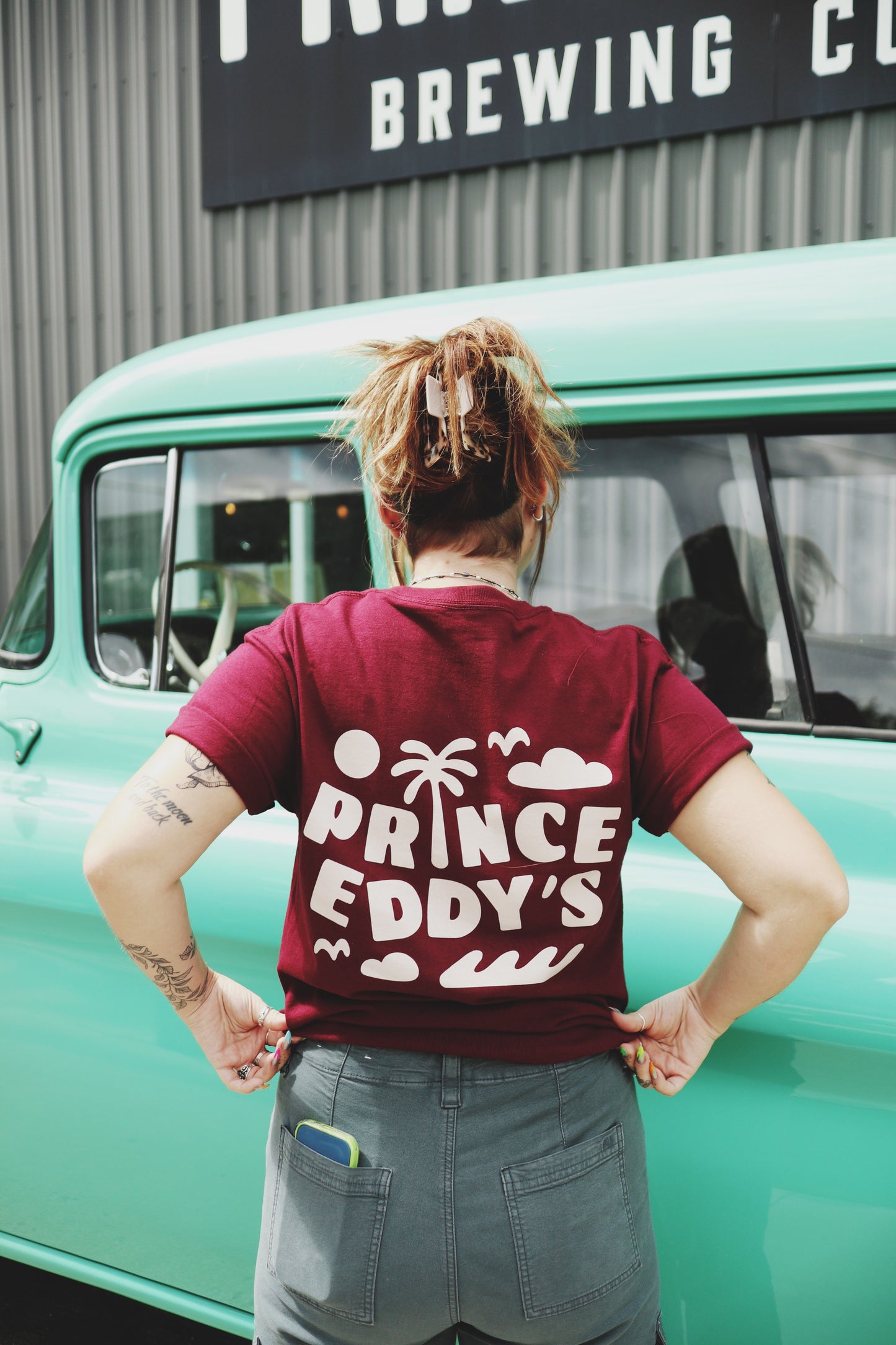 Tshirt • Prince Eddy's - Burgundy
