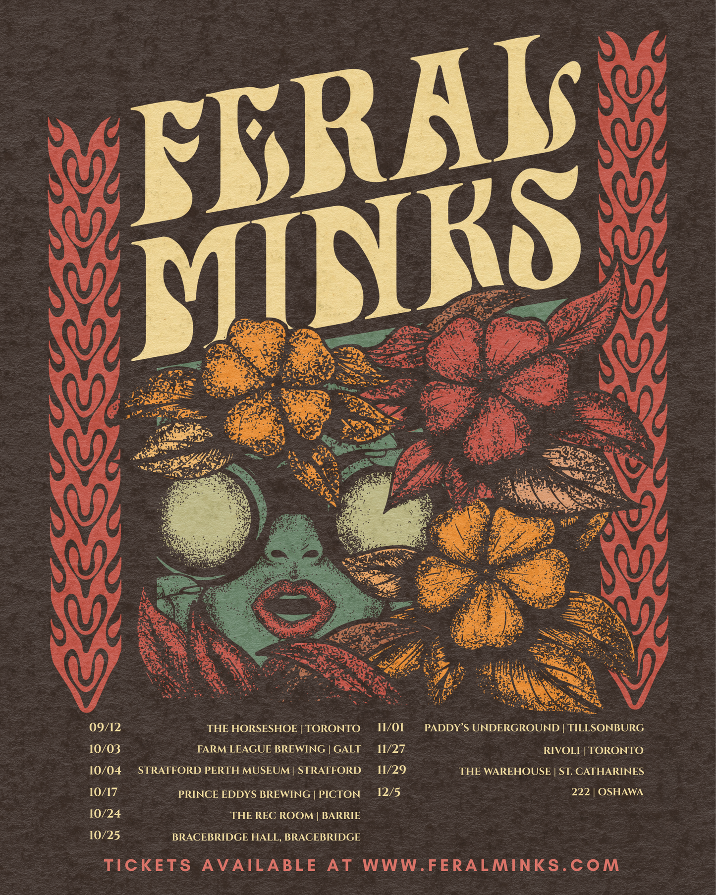 CONCERT • Feral Minks & Maple Drive - Oct 17th