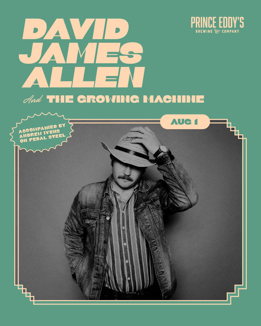 CONCERT • David James Allen & The Growing Machine • Aug 1